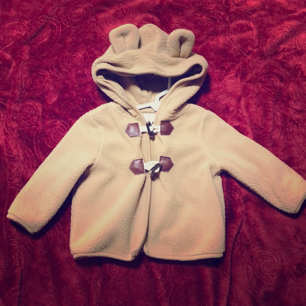 Fuzzy cat and jack hoodie washed but never worn
